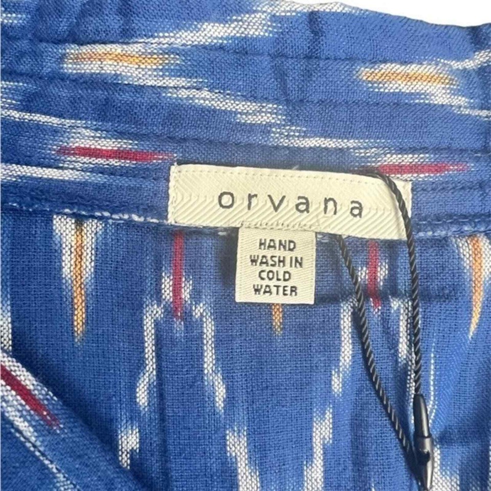 Orvana London Blue Tunic Dress With Pockets L/XL‎ boho style