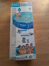 Bestway Steel Pro Frame Pool Set inkl. Filter und div. Zubehör Schwimmbecken