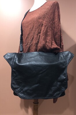 Alexander Wang Crossbody Leather Large Flap Unisex Messenger Bag 