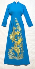 Ao Dai Viet Nam Lua Mem Ru Silk BT-982 Size XL