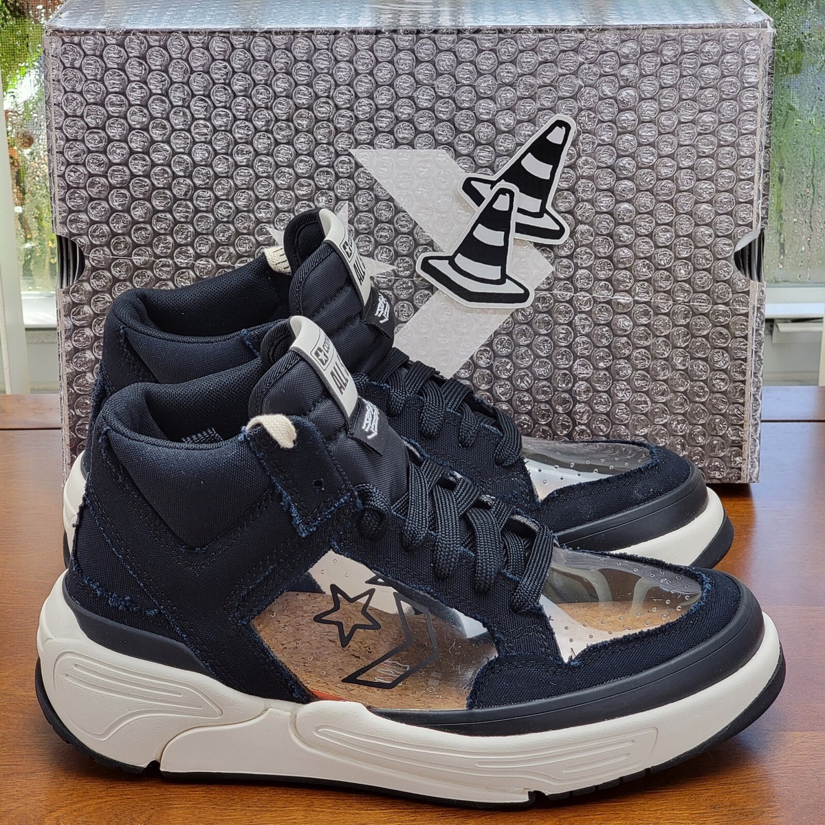 Converse X Joshua Vides Weapon Cx Hi A00715C Black/Clear/Rutabaga