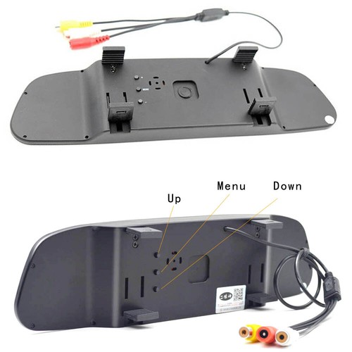 4.3" Mirror Monitor Plug and Play Rear View Backup Reverse Parking System Camera - Picture 6 of 12
