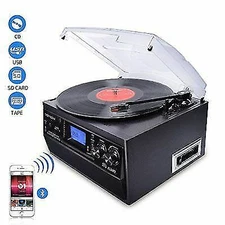 DIGITNOW 7545883392 Bluetooth Record Player Turntable
