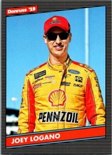 2019 Donruss Racing Silver Retro 1986 Card #114 Joey Logano 