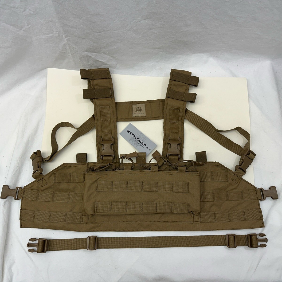 Velocity Systems Mayflower Quad 5.56 Modular Chest Rig Coyote