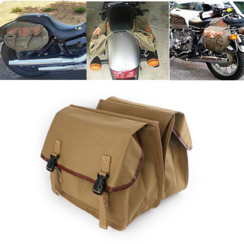 Motorcycle Side Saddlebags Rear Saddle Bags Luggage Storage