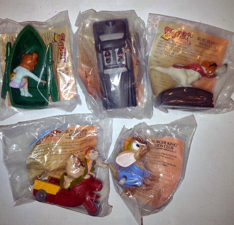 バーガーキングのコレクション Oliver & Co. - Burger King Kids Meal Toys - Complete Set of