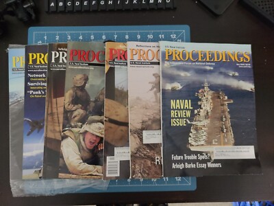 Proceedings Naval Institute US NAVY 2000 - 2006 MAY (Lot of 7)