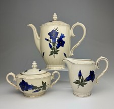 Johann Haviland Enzian Vintage Kaffee Tee Set Porzellan Bavaria Handbemalt