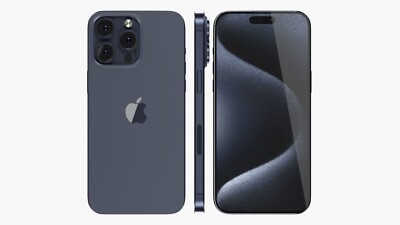 NEW*  Apple iPhone 15 Pro Max | 256GB Blue Titanium | Factory