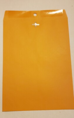 10 Pcs CLASP ENVELOPES 9x12 28lb Kraft Shipping Mailing Gummed Business Manila 