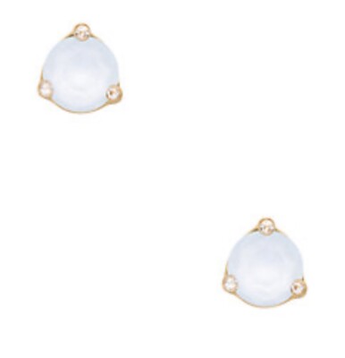 $38 Kate Spade Rise Shine Stud Earrings Light Green 114d