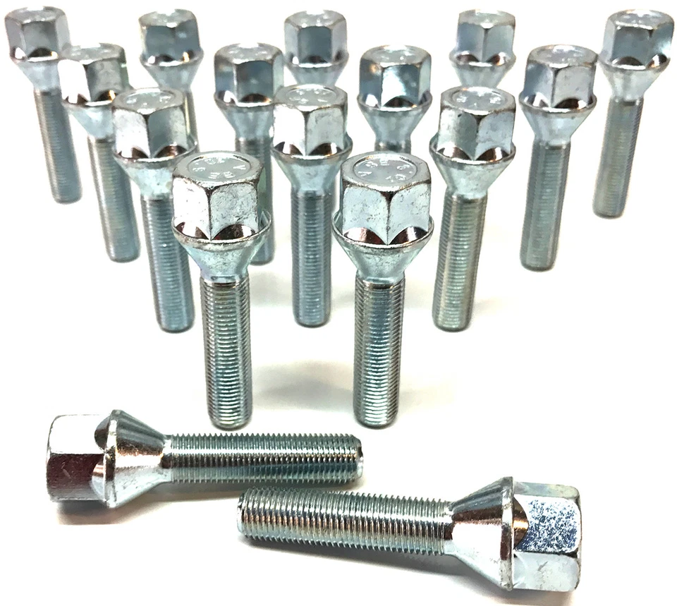 16 X M12 X 1.25 45 мм расширенные резьбы 19 мм Hex Легкосплавные болты для Peugeot - Изображение 2 из 4