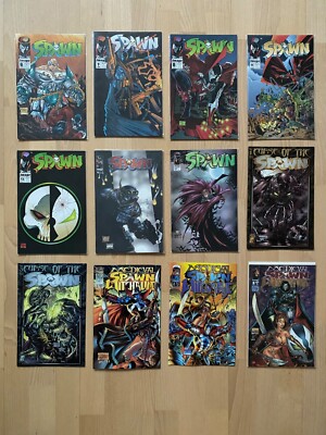 Image Comics - Spawn : 6-8, 11-12, 58, 64, Curse of Spawn, Medieval Witchblade