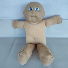Vintage Cabbage Patch Kids Doll 1982 Bald Blue Eyes Signed Xavier Roberts