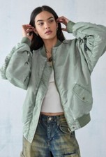 Bomber Jacket Bdg By Urban Outfitters Rrp £79 Size Xs Bnwt Reversible/oversized