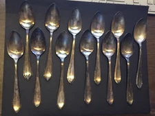 TWO Vintage B&B Cafe Pensacola FL restaurant flatware spoons Albert Pick Co.