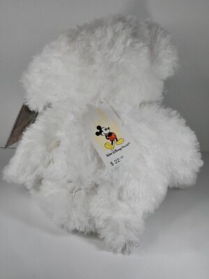 Disney Bear White & Gray Pre-Duffy Walt Disney World Theme Park