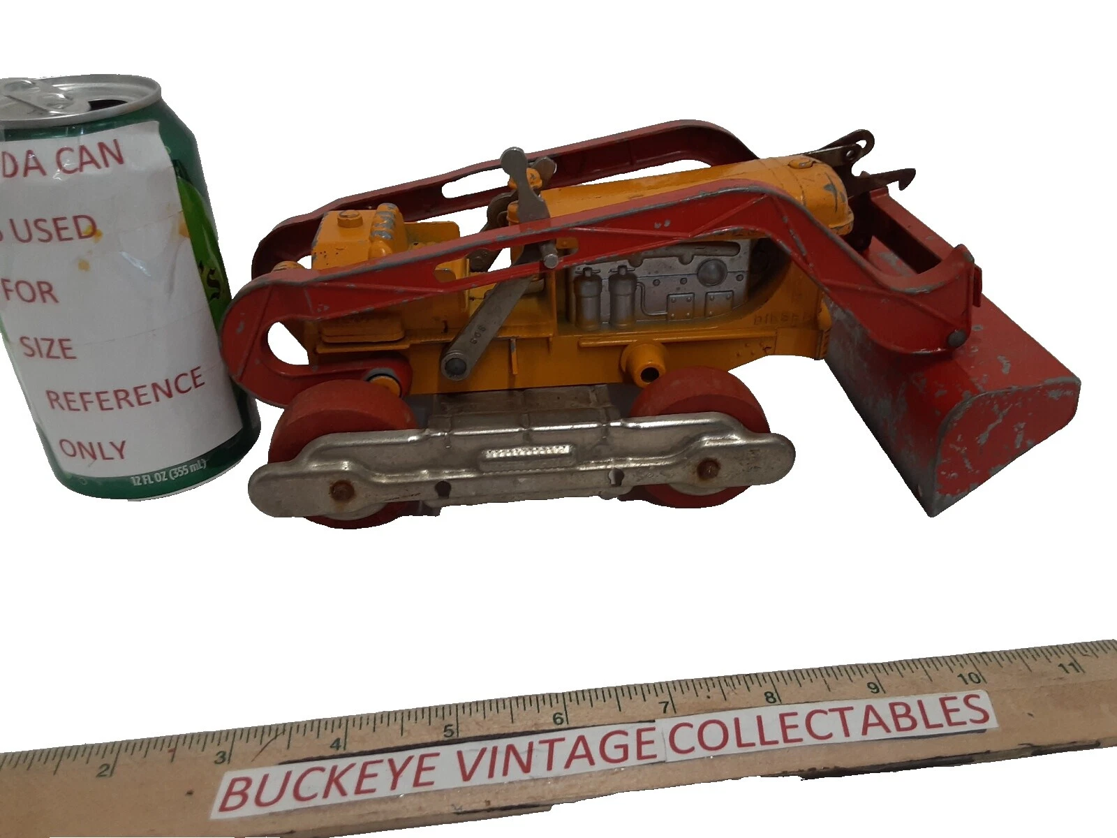 Hubley 1950 Vehicle Year Vintage Manufacture Diecast Construction Equipment
