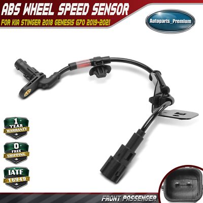 Front Right ABS Wheel Speed Sensor for Kia Stinger 18 Genesis G70 2019-2021 AWD