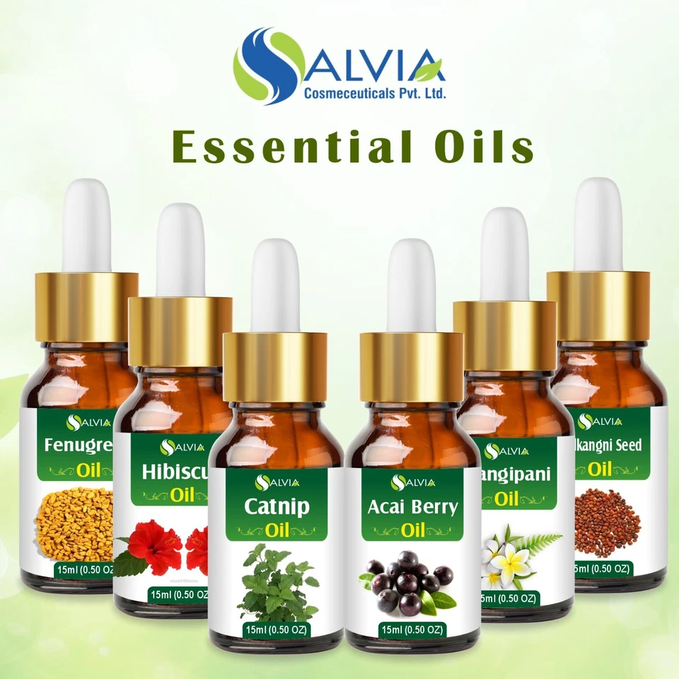 Salvia Reine Ätherische Öle Für Diffuser Teebaum Lavendel Pfefferminze Und Mehr - Bild 1 von 1