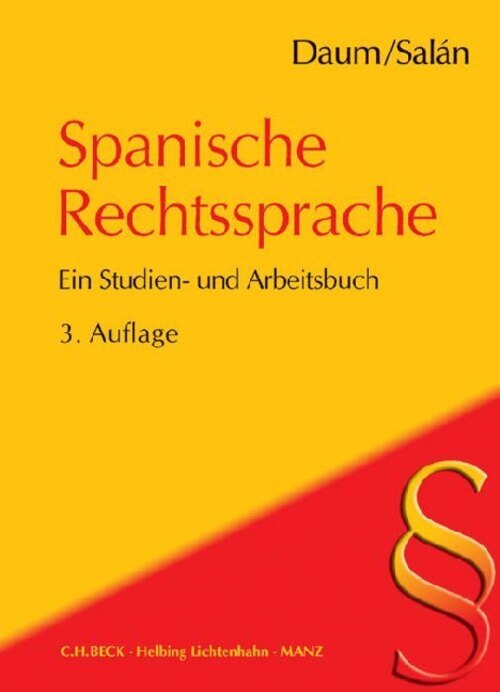 Thumbnail - Einführung In Die Spanische Rechtssprache | Ein Studien- Und
