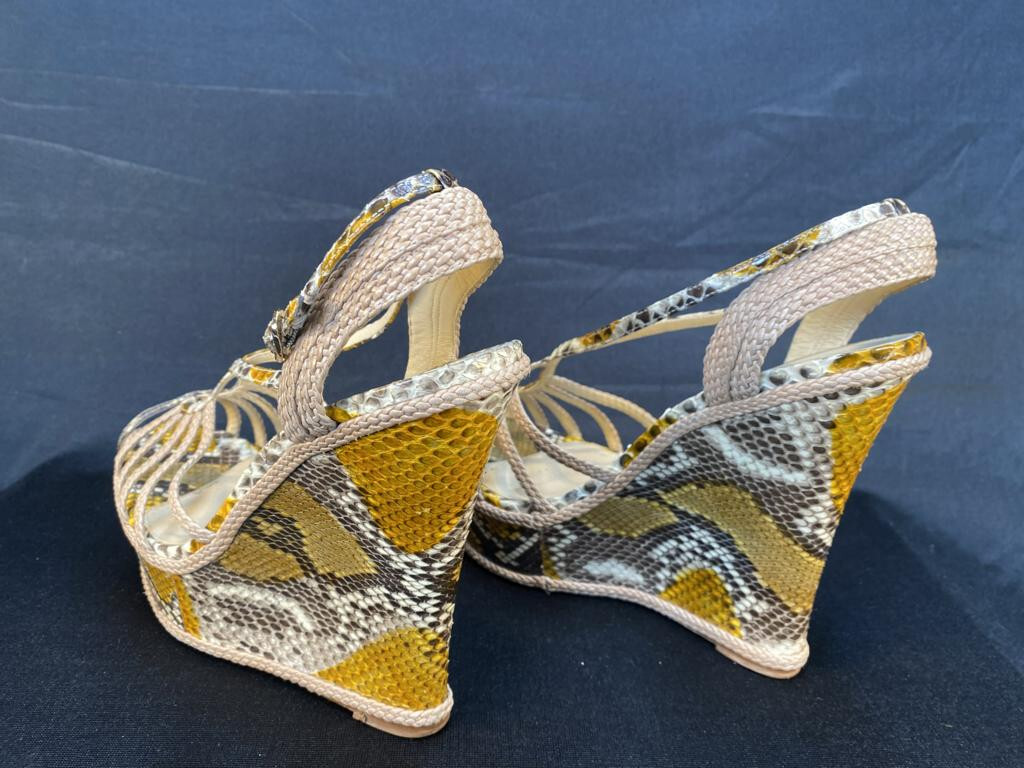 "Alexandre Birman" Pumps, Genuine Python Snake, H… - image 11