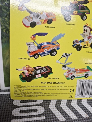 Matchbox Pro Racers Looney Tunes Bugs Bunny Chevrolet Chevy Lumina Car 1/64 #7 - Picture 5 of 7