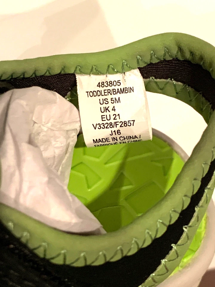 Сандалии для мальчика маленьких детей ясельного возраста размер 5 пляж воды туфли черный зеленый земли конец - Изображение 4 из 4