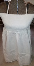 Women's Wild Fable White Cotton Dress Large