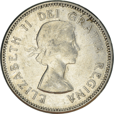 Canadian Coin Canada 5 Cents | Queen Elizabeth II | Beaver | 1963