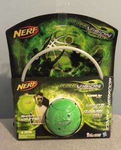 Nerf Fire Vision Ignite Nerf Mini Basketball & Hoop Set Kids Toy Game, Green New | eBay