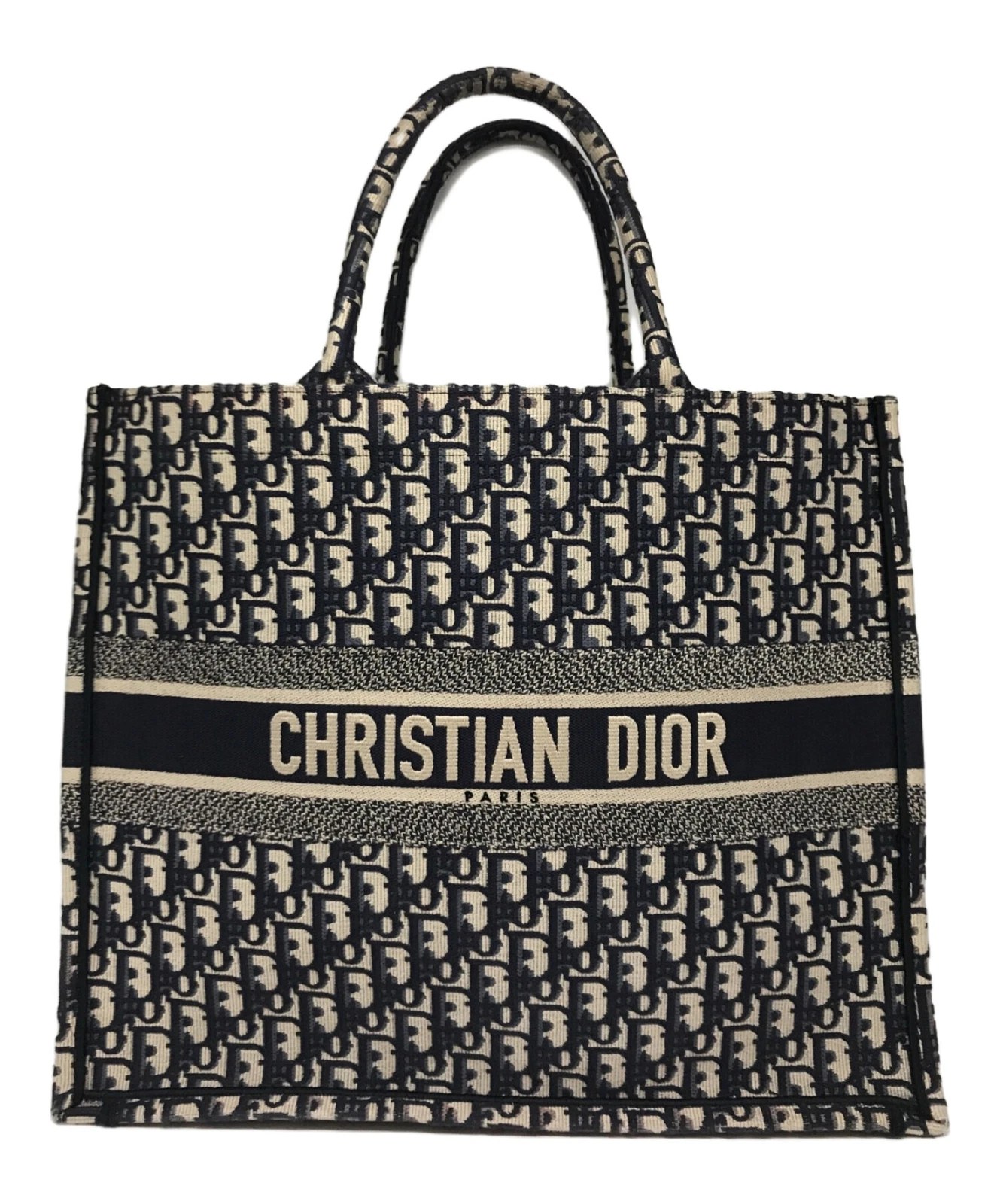 Grand fourre tout Christian Dior livre oblique 50 MA 0221 50 MA 0221 bleu marine