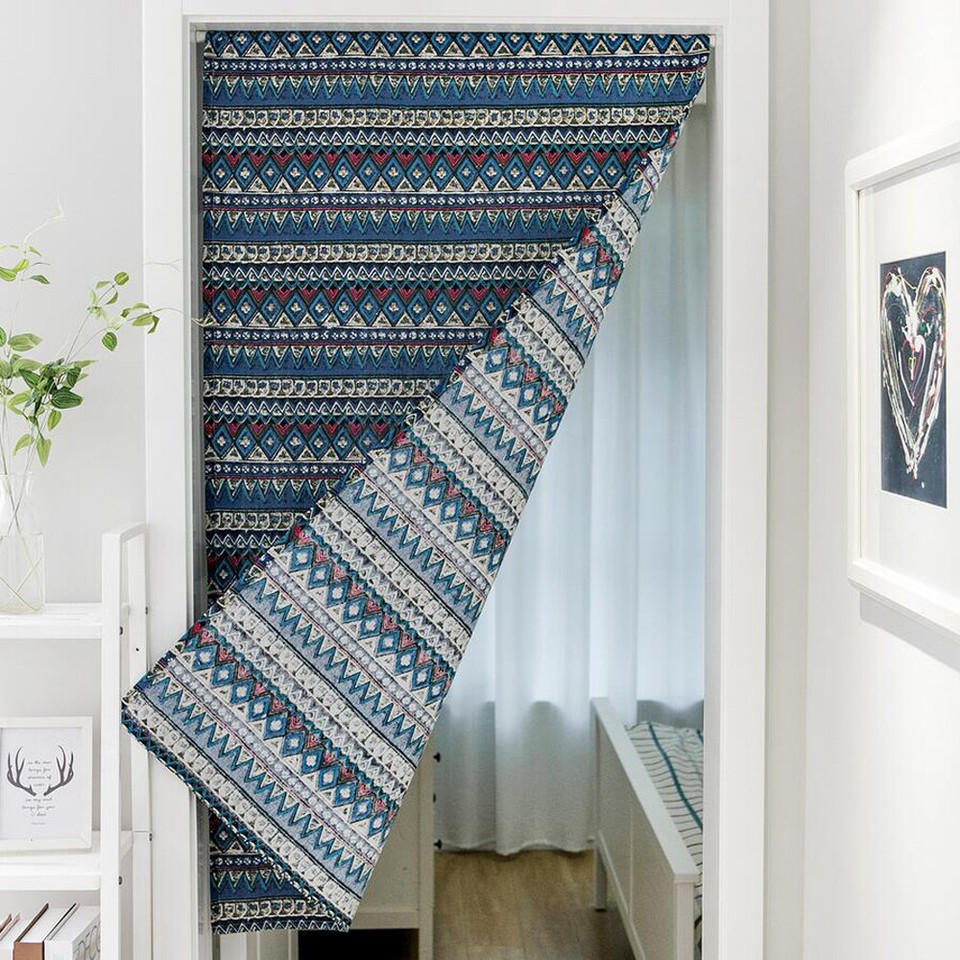 Japanese Traditional Bathroom Doorway Curtain Window Door Half Curtain ...