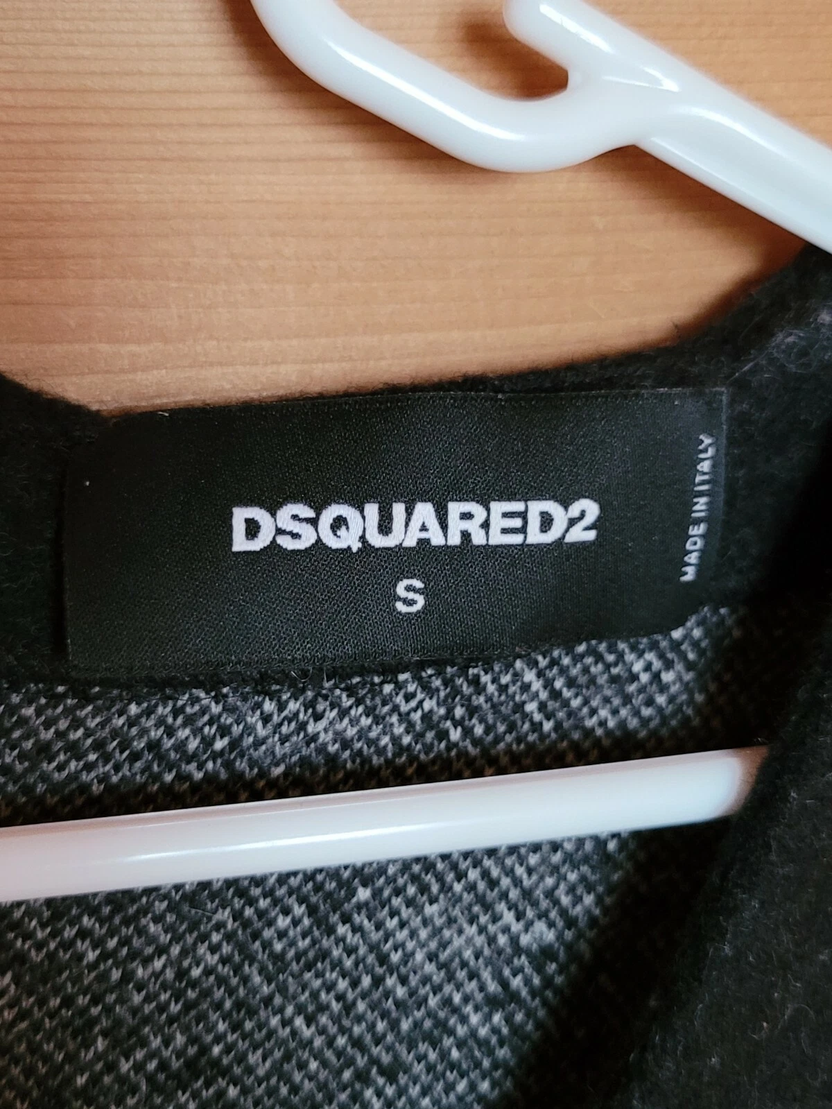 Abito DSQUARED2 lana spina di pesce colore sfumato