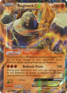 1x English Pokemon XY Fates Collide Regirock-EX Holo Rare ex NM 43/124 1x English Pokemon XY Fates Collide Regirock-EX Holo Rare ex NM 43/124
