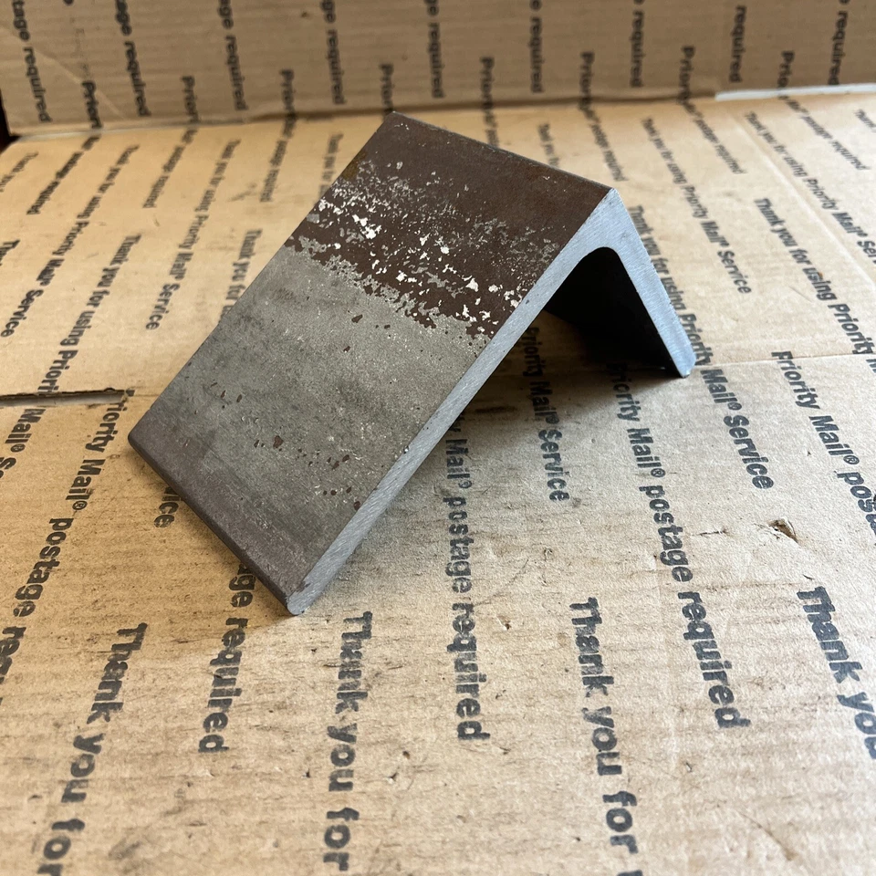 4 X 6 Acero Ángulo Hierro 3/8" TH Soporte de Refuerzo Resistente Estante de Soldadura 4" de Largo Foto 2 de 4