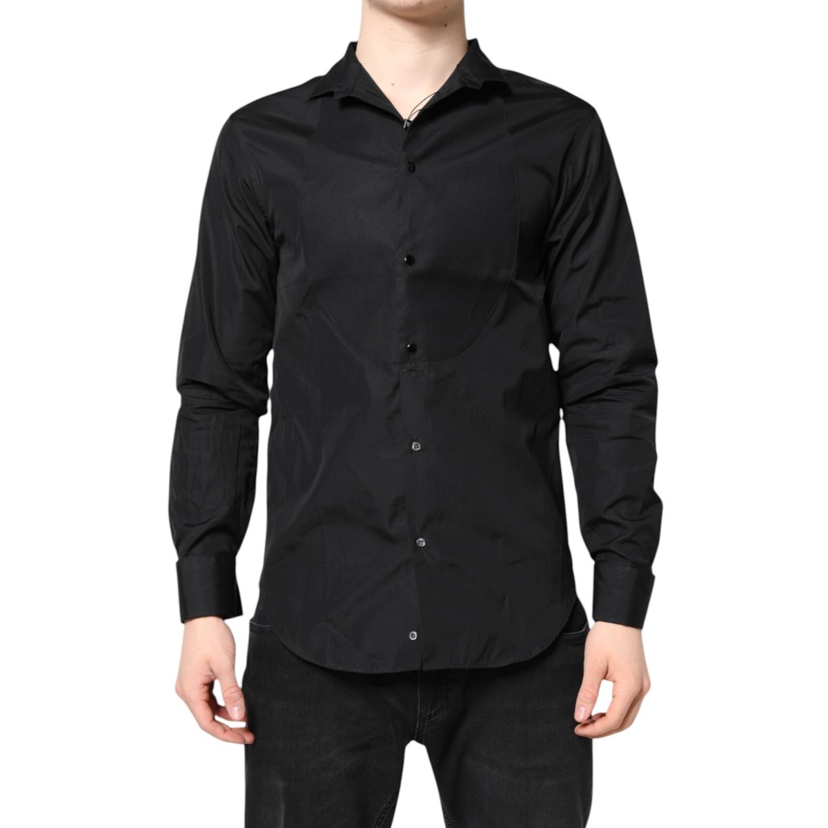 black evening dress shirt Men's The Event Shirt Solid Dress Shirt - Superior Comfort & Fit - Non-Iron - Fit - Black