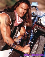 LORENZO LAMAS... Harley Davidson Hunk (Renegade) SIGNED