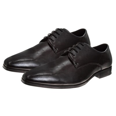 New Perry Ellis Men's Leather Dress Shoe Oxford Style Lace Up