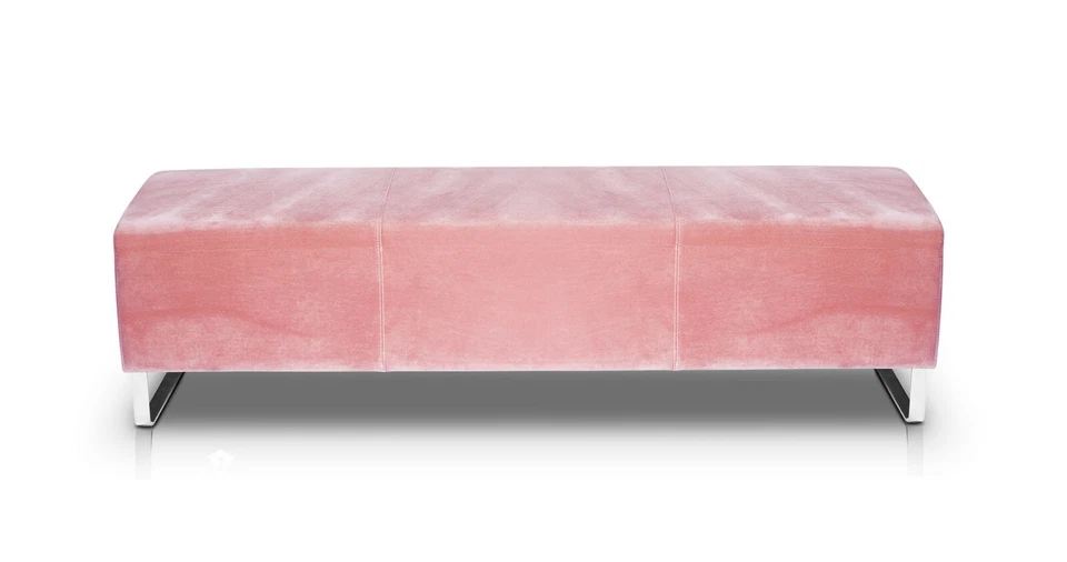 Largo Banco de Cuero Auténtico Estable Y Alta Calidad 150 x 45 X 41CM - Imagen 3 de 4