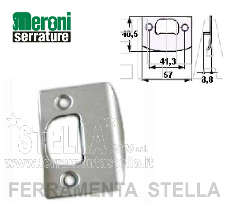 PIASTRA CONTRO CONTROPIASTRA x PREMIAPRI NOVA PORTA LEGNO ALLUMINIO MERONI