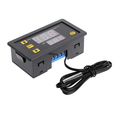 W3230 Digital Thermostat Schalter 3 Stück mit wasserdichtem Sensor für Geräte