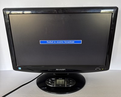 Sharp LCD TV Monitor With Remote LC-19SK24U 19  HDMI VGA Dolby Digital Flat