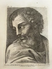 Head of one of the Twelve Apostles by Raphael - Paul Fidanza inc- XVII-XVIII