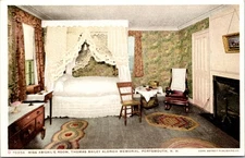 Miss Abigail's Room, Thomas Bailey Aldrich Memorial, Portsmouth, NH - Postcard