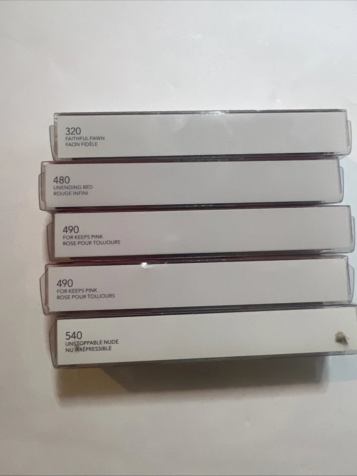 5 Pack Revlon ColorStay Overtime Longwear Lip Color, 320, 480, 490, 490, 540 - Image 2 of 2