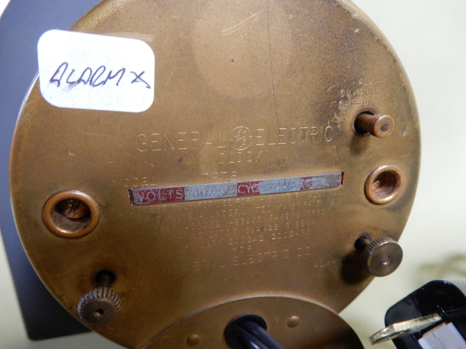 Telechron 7F76 "Geneva" Mirrored Glass Electric Clock New Cord Great Condition