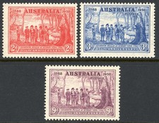 Australia 1937 (1 Oct) SG.193-195 M/M