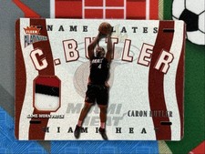 2002-03 Fleer Platinum Nameplates Patch Caron Butler 160/280 Miami Heat #N-CB